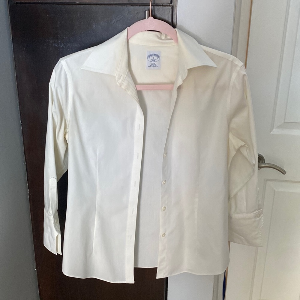 Brooks brothers white button down